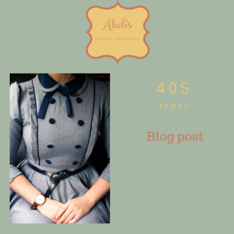 40s style vintage blog post