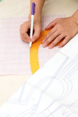 pass pattern to fabric