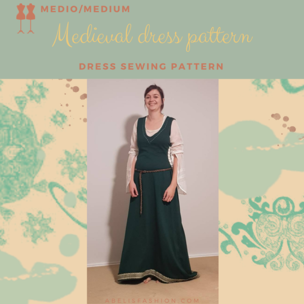 Medieval dress pattern