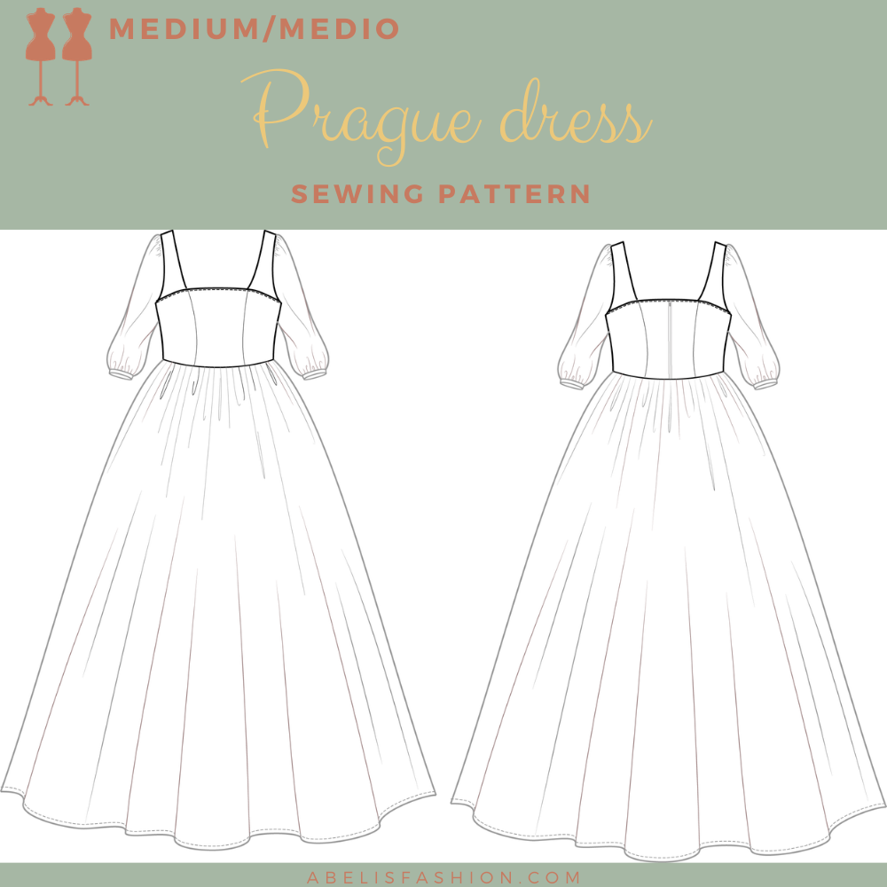 Mermaid dress pattern - Abelis fashion