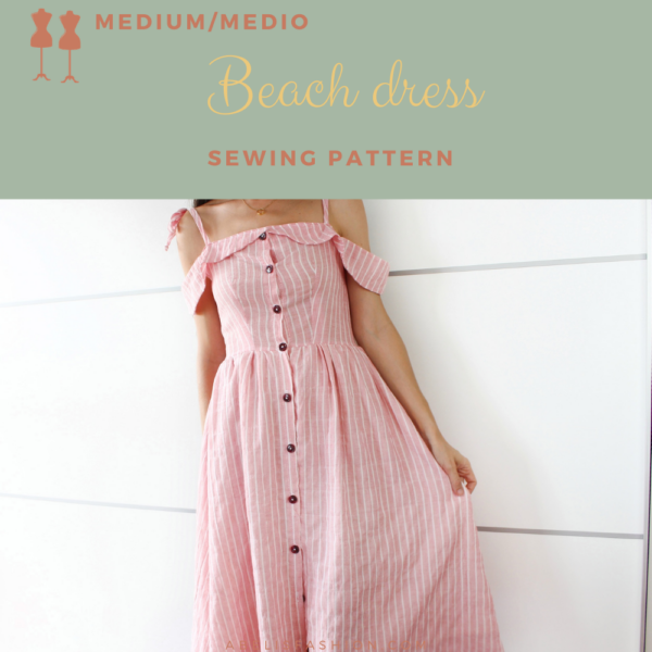 Button-up maxi dress pattern