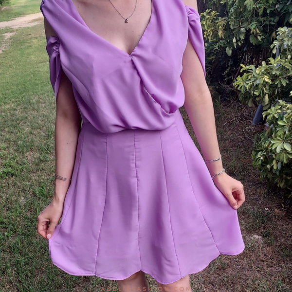 Faux wrap dress pattern - Imagen 3