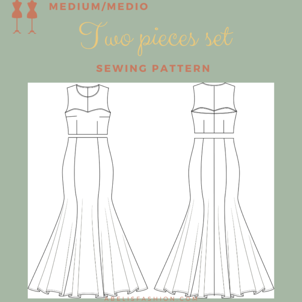 Two piece set pattern