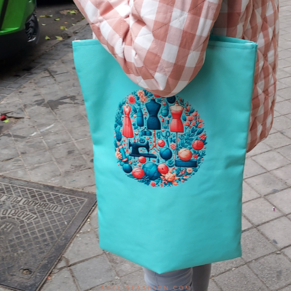 Patrón impreso en tela Tote Bag - Imagen 2